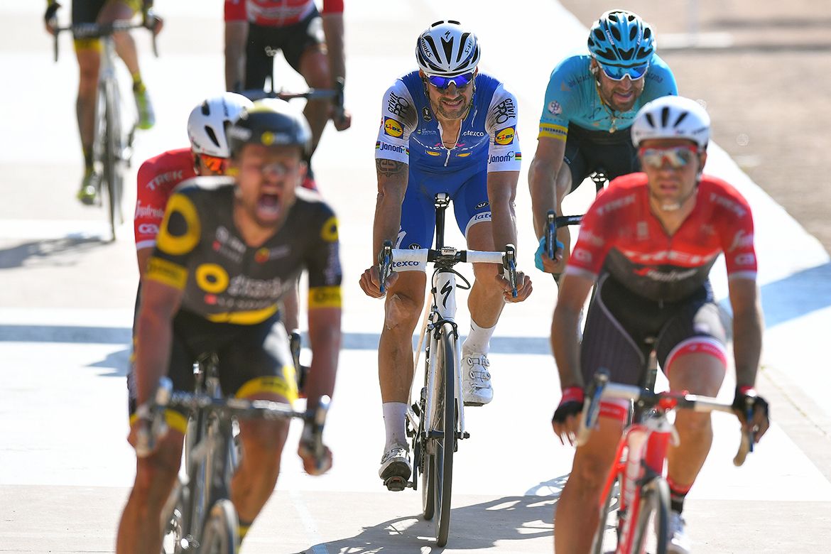 Tom Boonen in the Roubaix velodrome