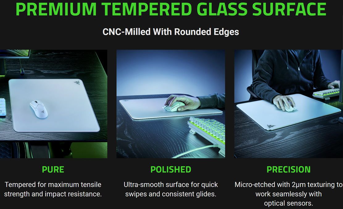 Razer Atlas glass mouse mat