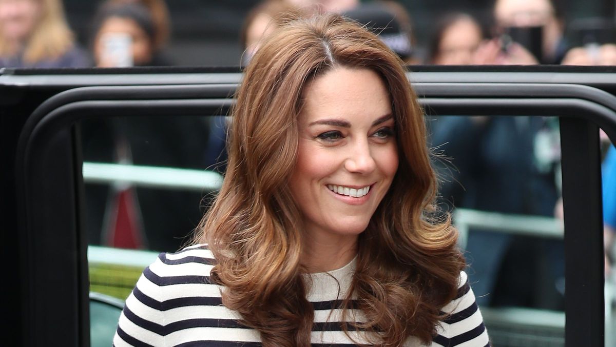 Kate Middleton Wears Striped a Sandro Shirt to King's Cup Regatta