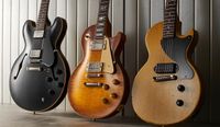 Three Gibson Murphy Lab-aged guitars