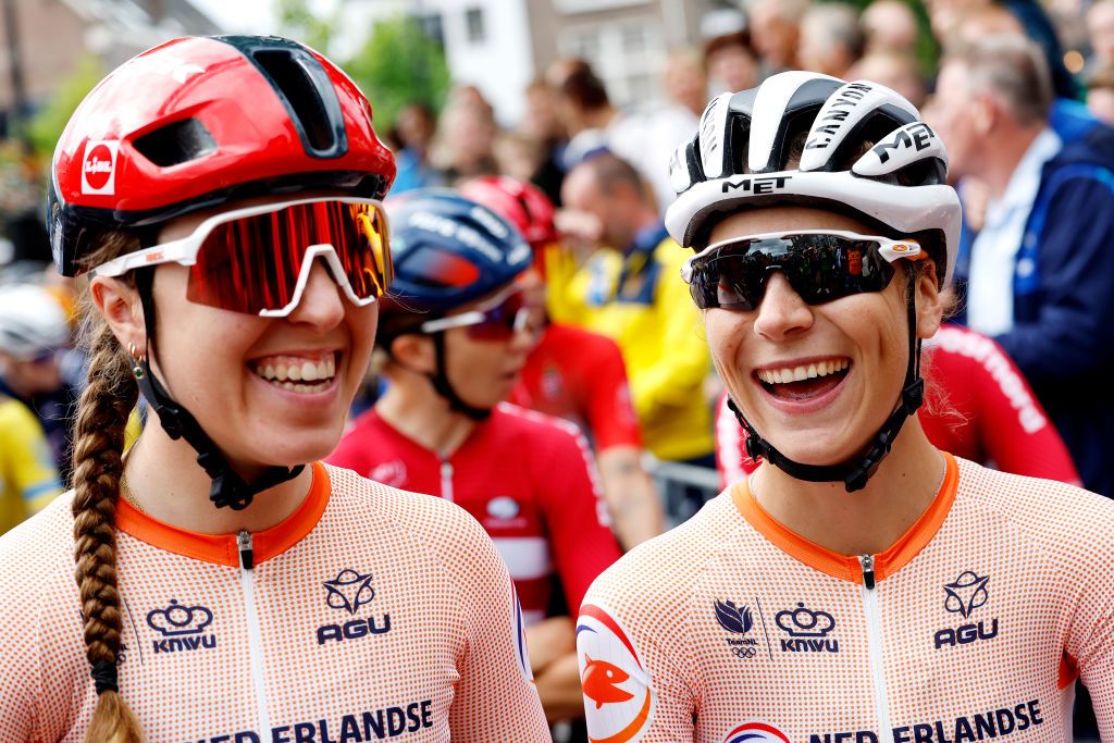 MEPPEL NETHERLANDS SEPTEMBER 23 Yara Kastelijn of The Netherlands prior to the 29th UEC Road Cycling European Championships 2023 Elite Womens Road Race a 1296km one day race from Meppel to Col du VAM UCIWWT on September 23 2023 in Meppel Netherlands Photo by Bas CzerwinskiGetty Images