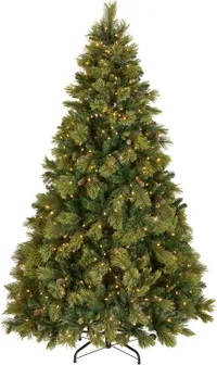 National Tree Company 7.5 ft Pre-Lit Carolina Pine Artificial Christmas Tree National Tree Company 7.5 ft Pre-Lit Carolina Pine Artificial Christmas Tree
