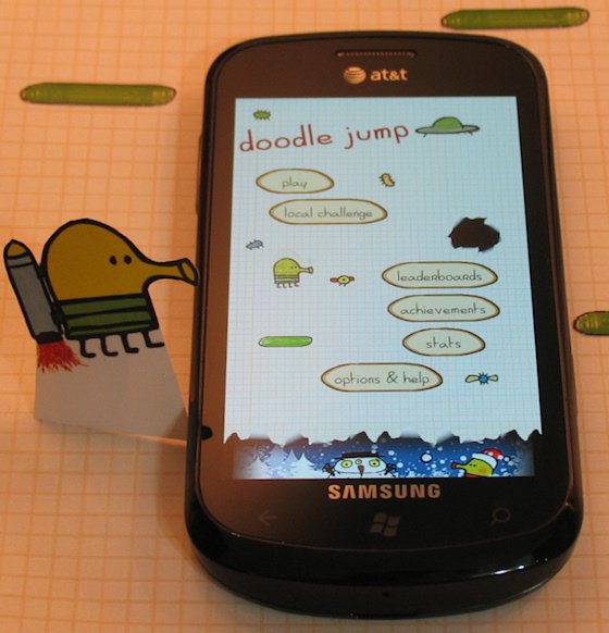 Doodle Jump 2, a sequel to the popular tilt-controlled platformer
