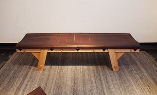 Leather daybed