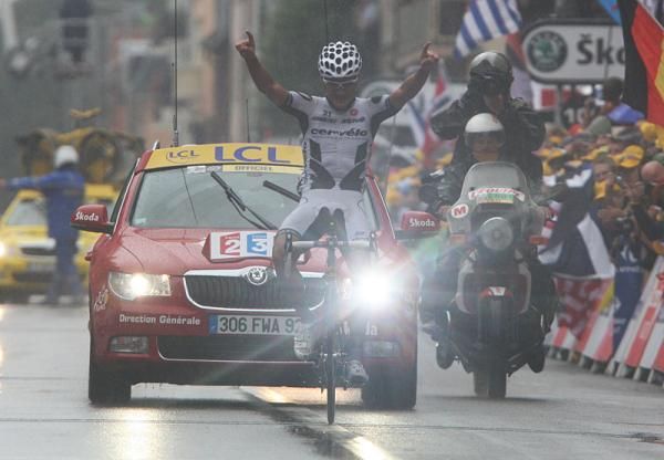 Heinrich Haussler (Cervelo) won the Tour's 13th stage.