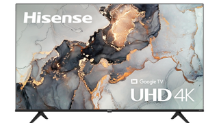 Hisense U8H mini-LED TV with screen image