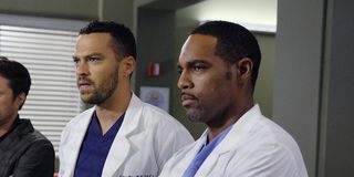 Jackson and Warren in Grey's Anatomy