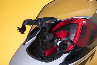 Lazer Volante TT helmet retention system