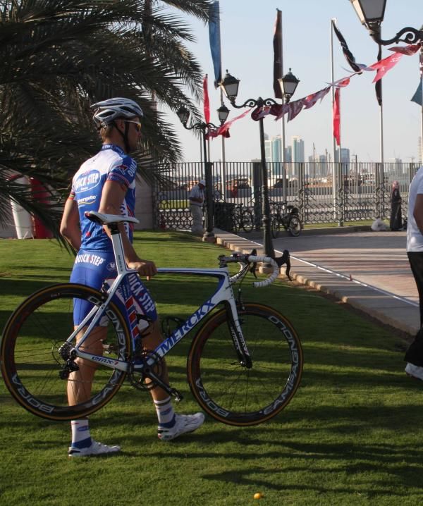 Tom Boonen (Quick Step) has a great record in Qatar.