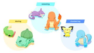 Sleep styles in Pokemon Sleep