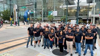 Logic Integration gathered outside the CEDIA Expo 2024. 