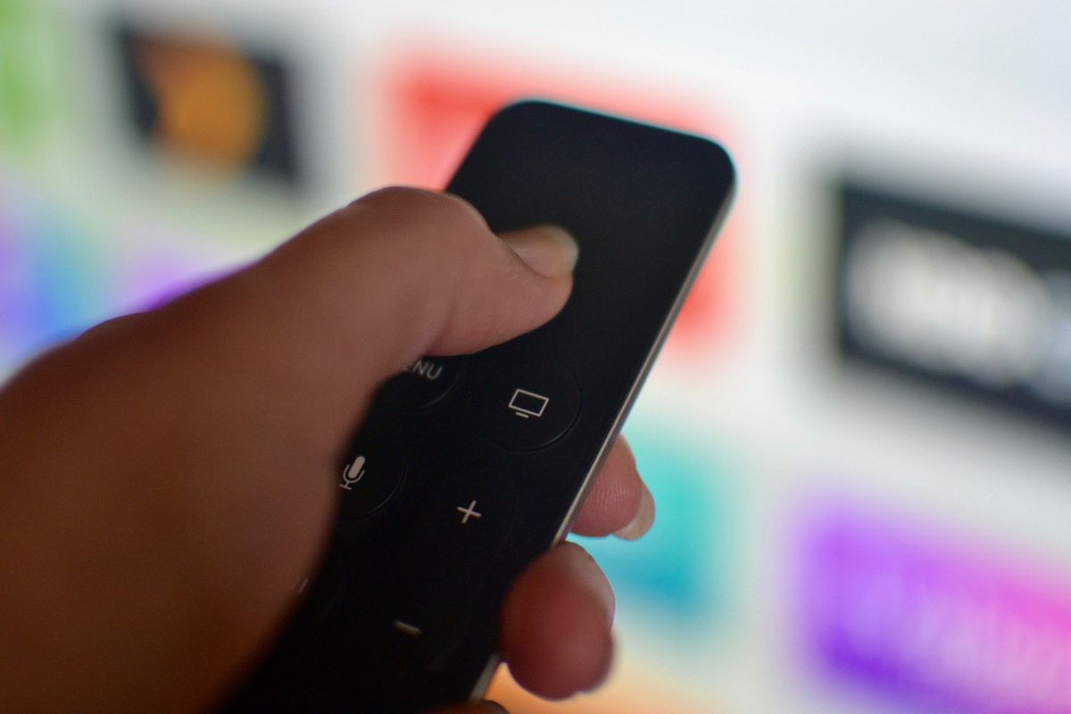 Siri Remote on Apple TV