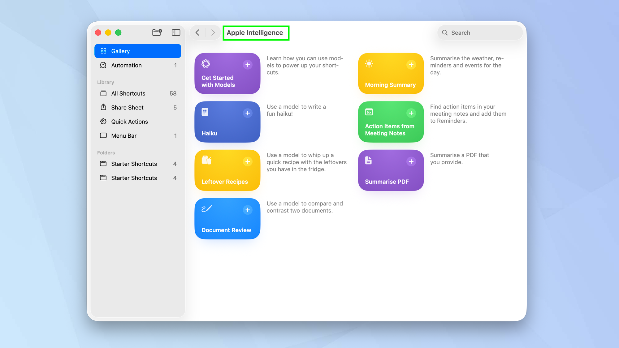 How to set up Apple shortcuts on Mac