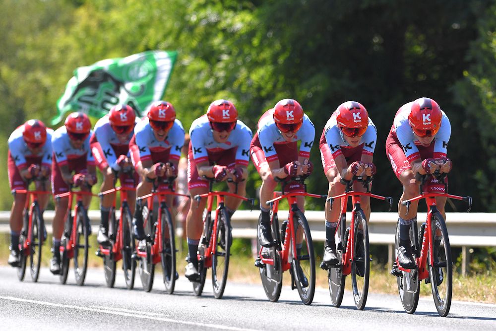 Katusha-Alpecin ride to 9th in the Tour's team time trial