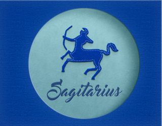 sagitarius horoscope sign - stock photo