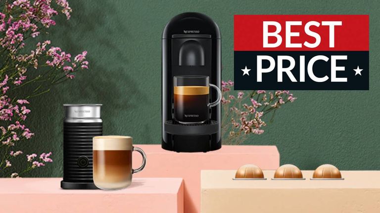 Nespresso coffee machine deals, Nespresso VertuoPlus, pod coffee machine deals