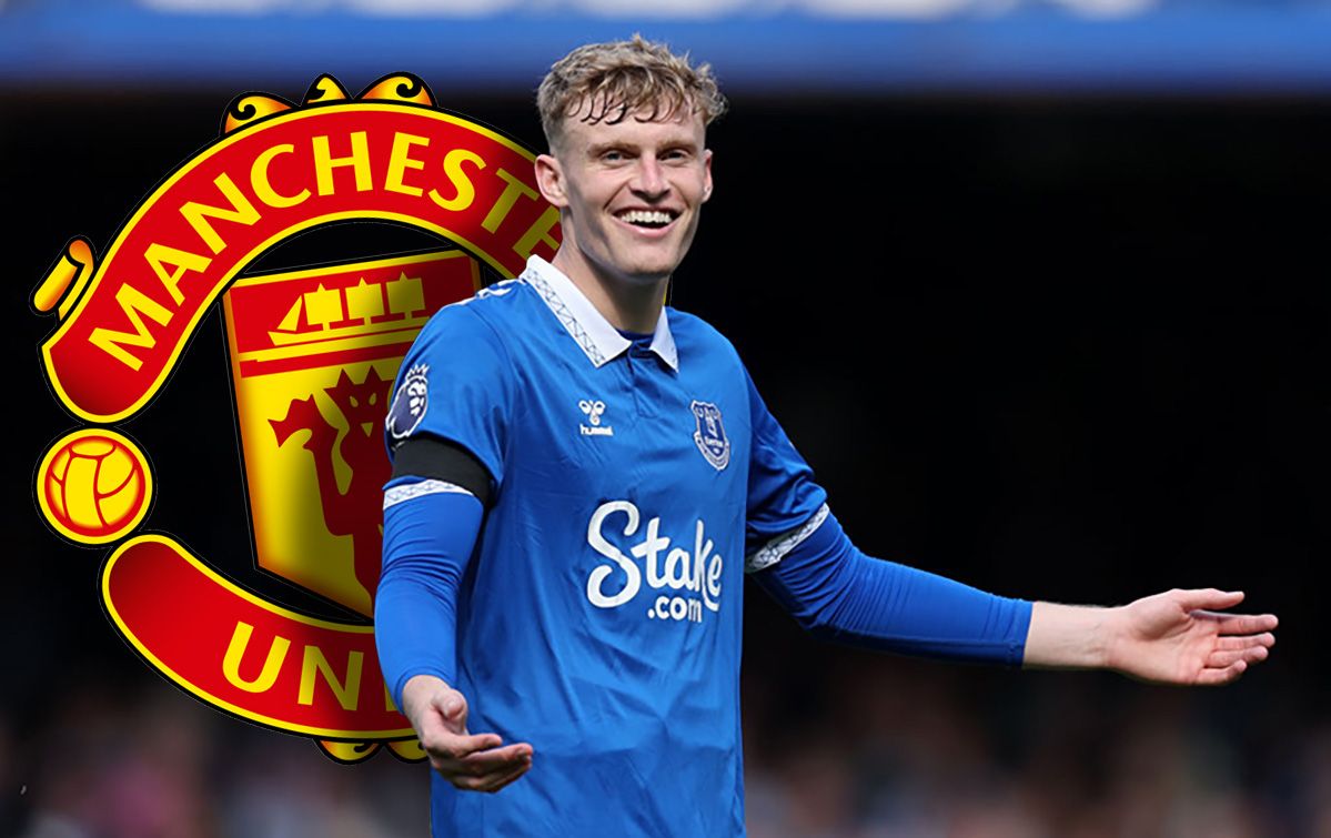 Jarrad Branthwaite of Everton reacts during the Premier League match between Everton FC and Sheffield United at Goodison Park on May 11, 2024 in Liverpool, England