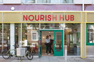 inside nourish hub in Hammersmith