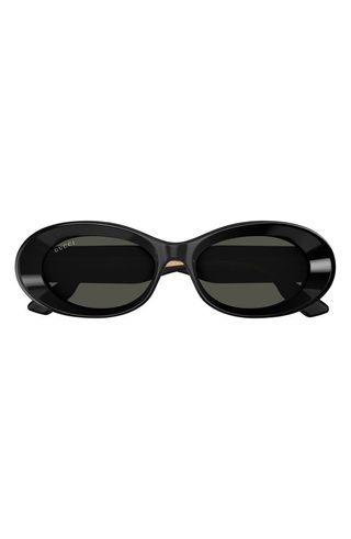 54mm Oval Sunglasses