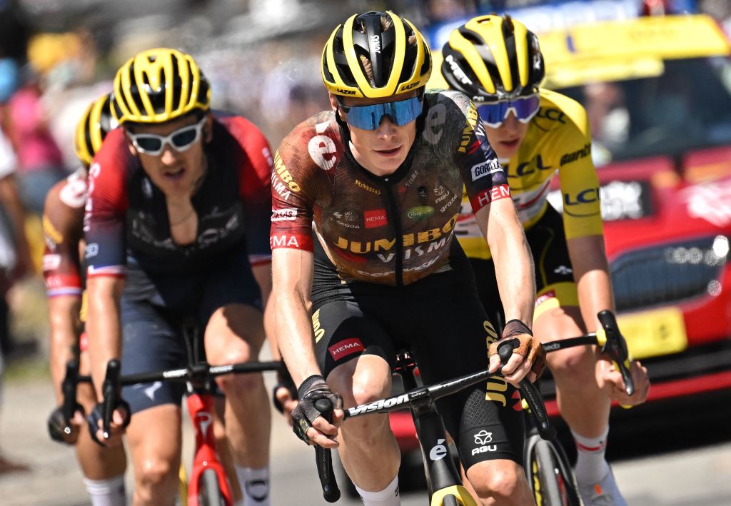 Vingegaard wins stage 11 of Tour de France as Pogacar cracks on Col du Granon