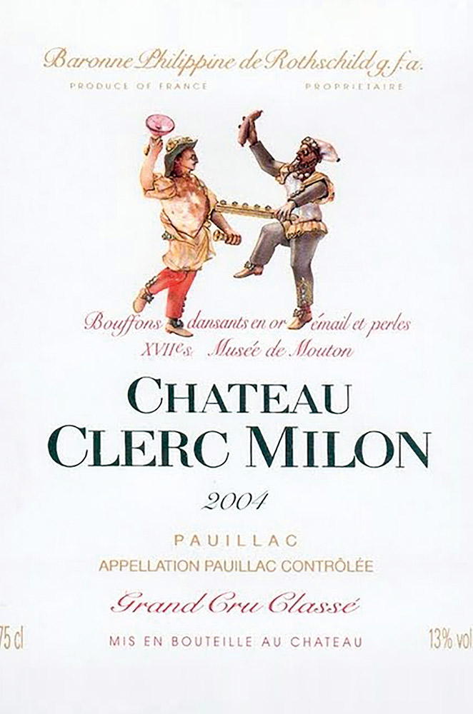 Chateau Clerc Milon label