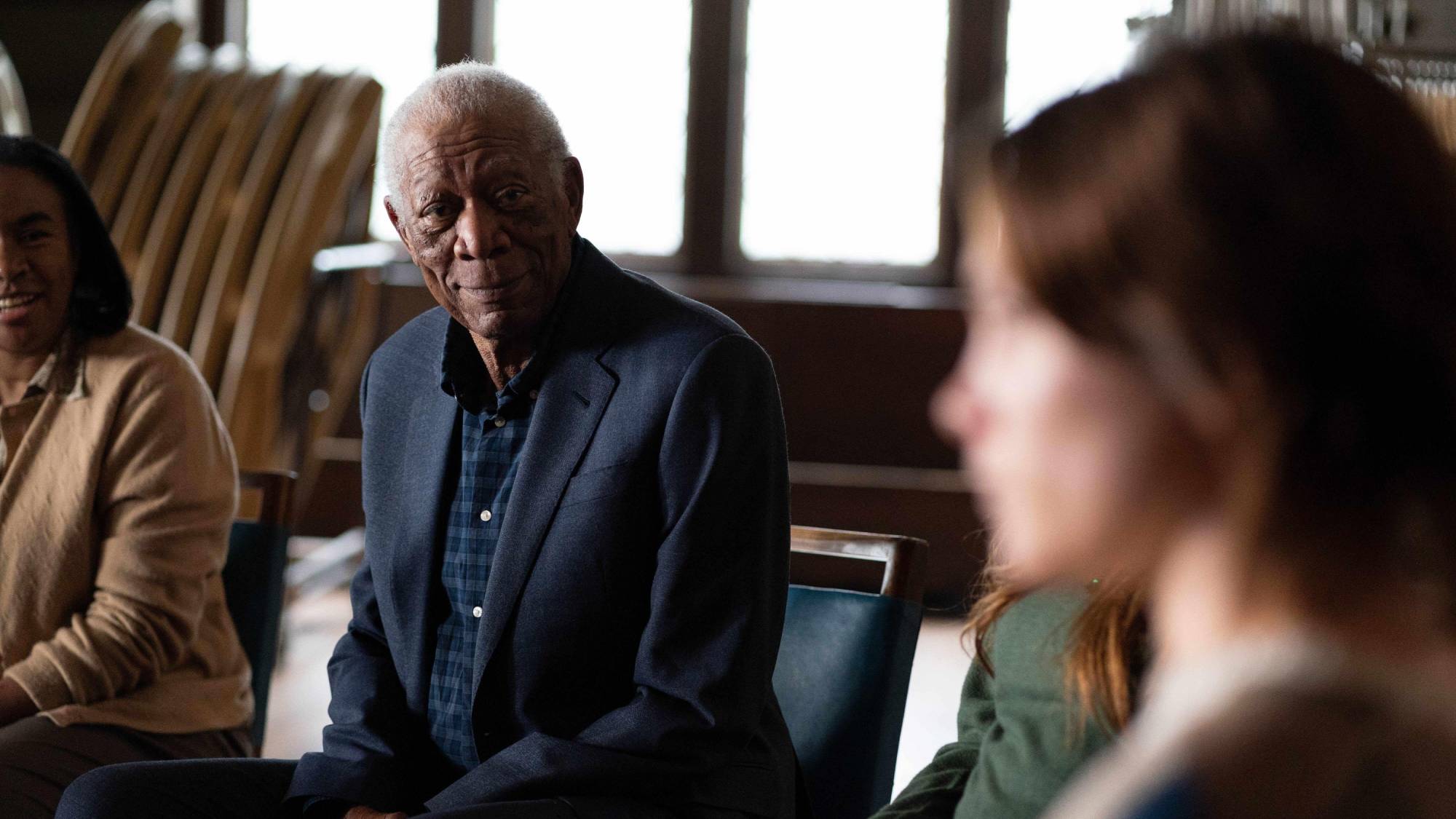 Morgan Freeman as Daniel in "A Good Person" (2023)