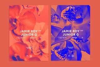Two flyer designs for Jamie Roy Junior G