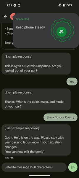 Users will then be connected to emergency services where they can answer a few more questions before 911 is dispatched.