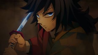 Giyu in Demon Slayer: Infinity Castle