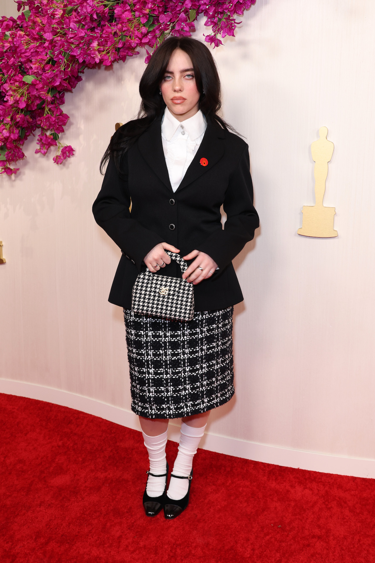 HOLLYWOOD, CALIFORNIA - MARCH 10: Billie Eilish attends the 96th Annual Academy Awards on March 10, 2024 in Hollywood, California.  (