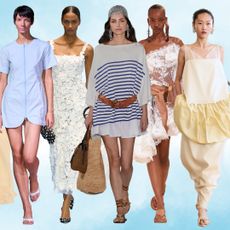 collage of spring summer 2025 runways