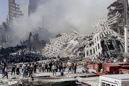 World Trade Center after the 9/11 attack