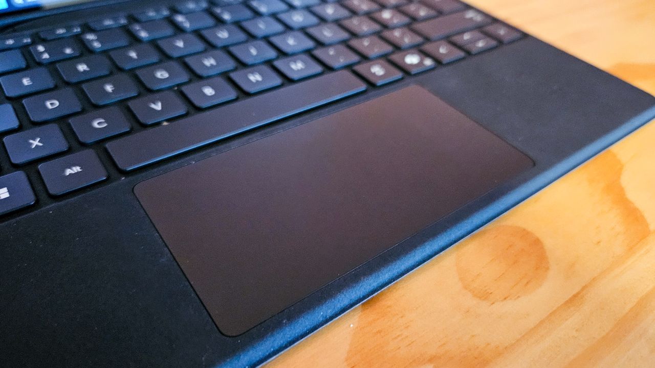 Microsoft surface pro 11 on a table.