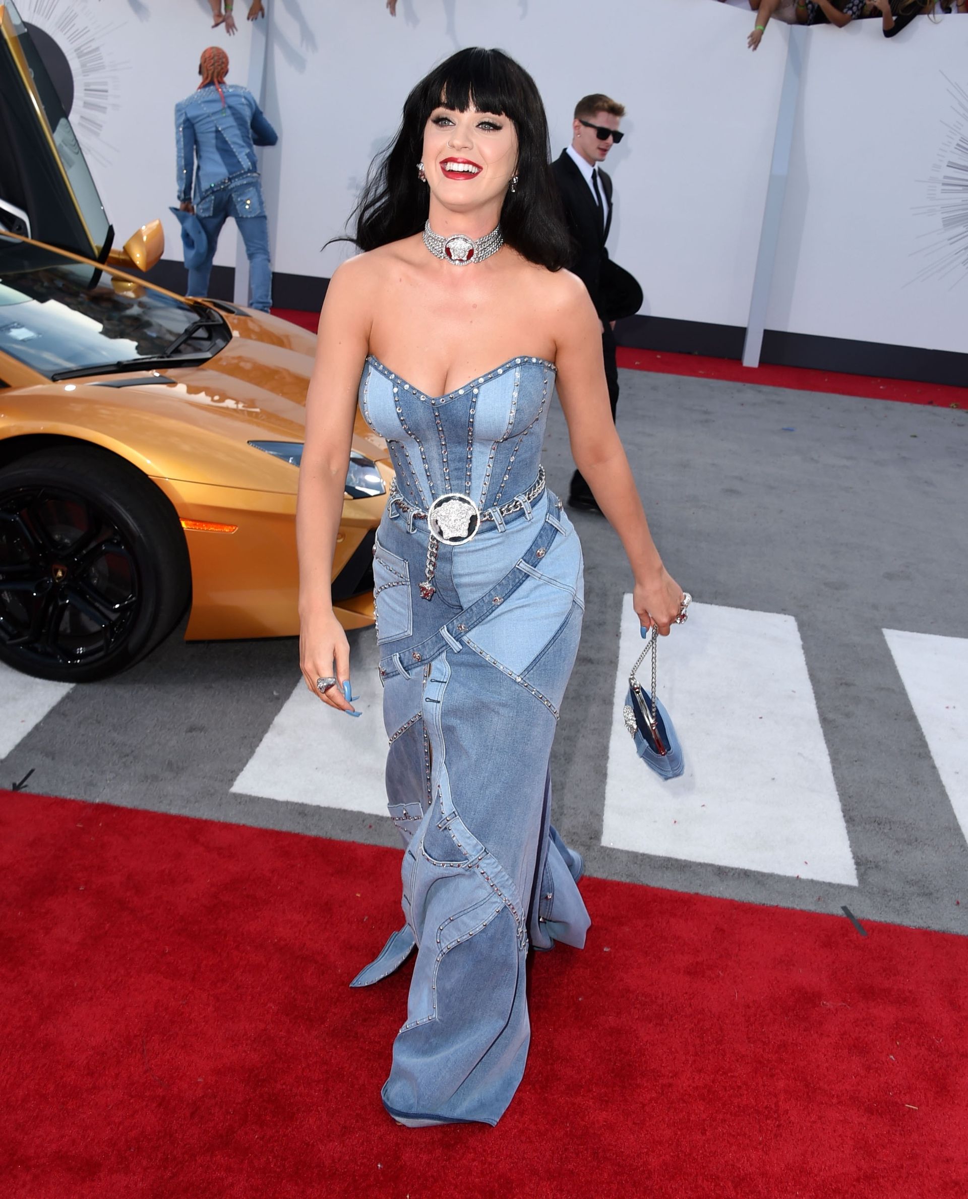 Katy Perry's red carpet look at the 2014 MTV Video Music Awards