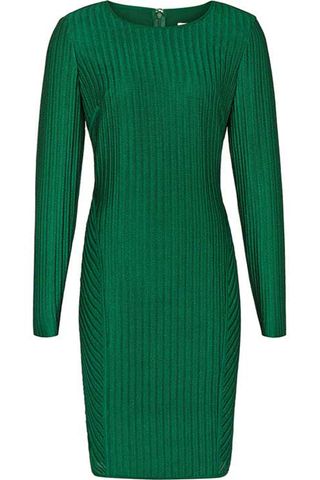 Reiss Chevron Lace Bodycon Dress, £159