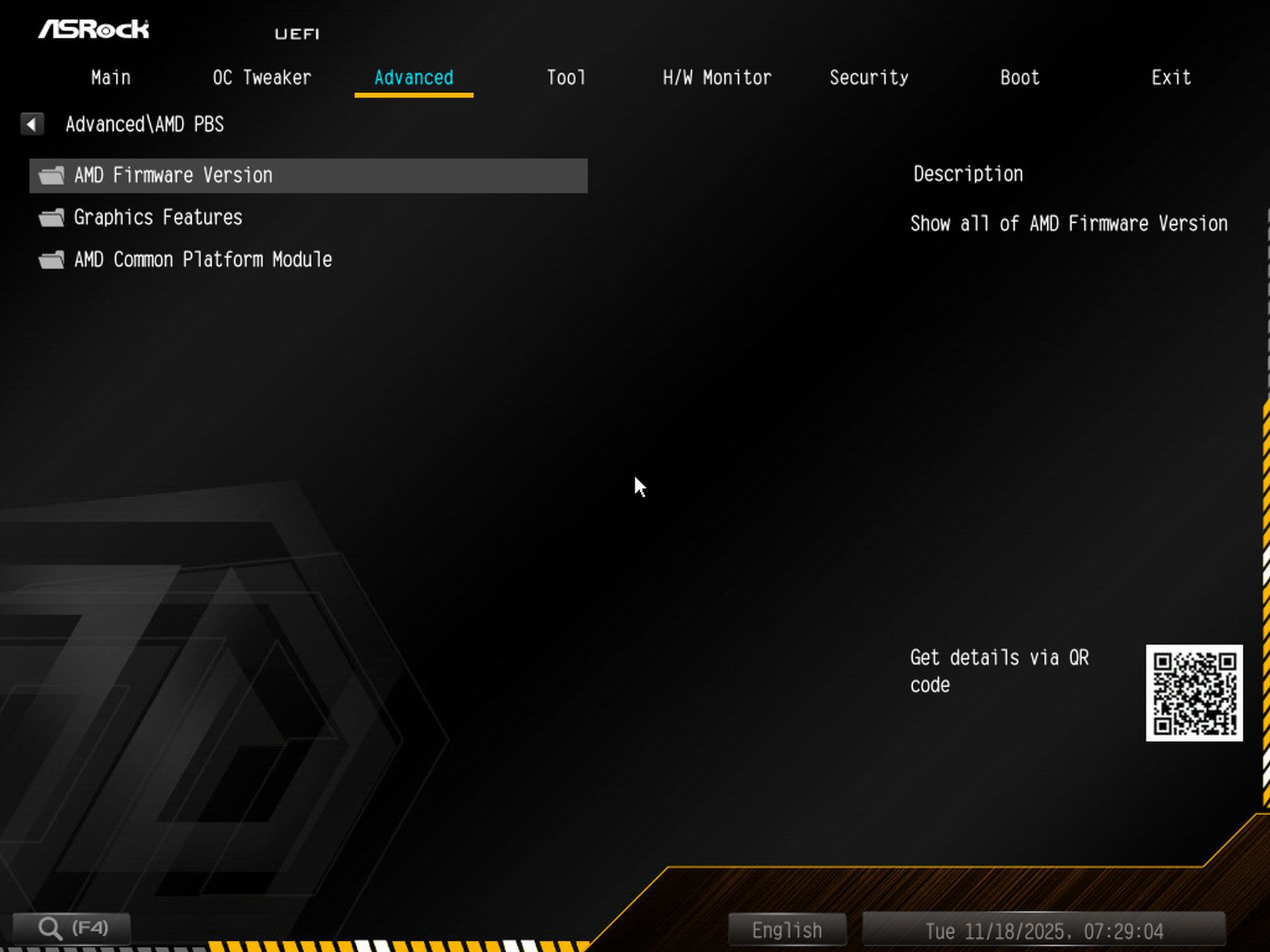 ASRock X870E Taichi OCF - BIOS