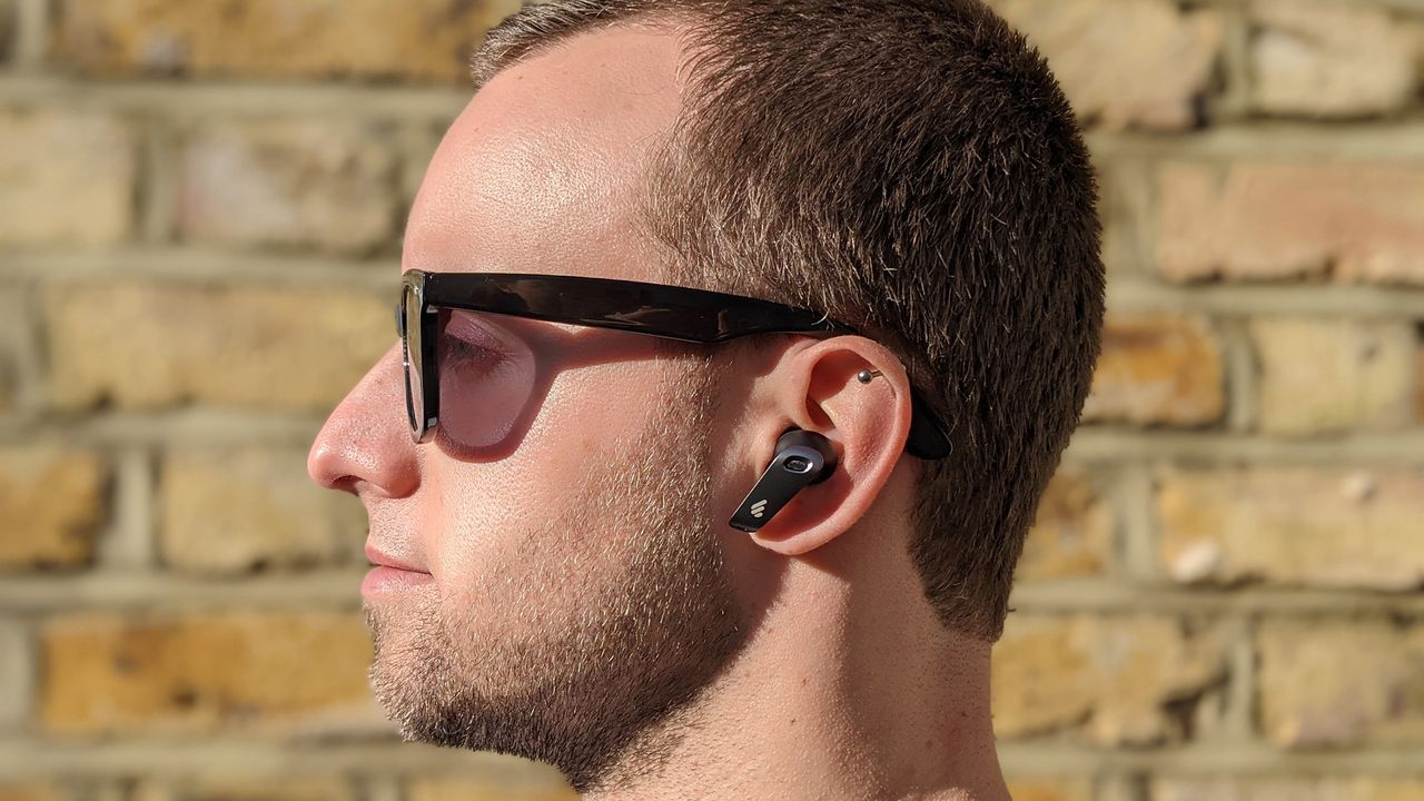 Fit&amp;Well&#039;s James Frew wearing the Edifier Neobuds Pro