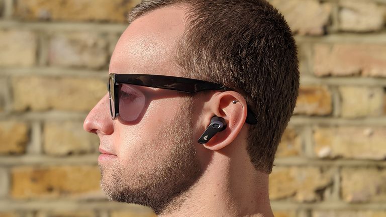 Fit&Well's James Frew wearing the Edifier Neobuds Pro