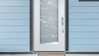 Home Depot Smart Glass Door on front of house