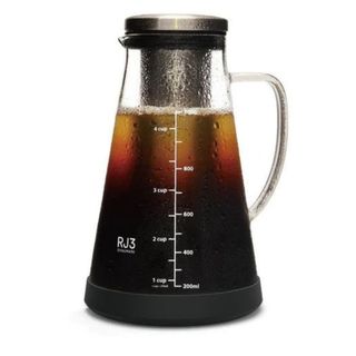 Ovalware Cold Brew Iced Coffee Maker and Tea Infuser with Spout