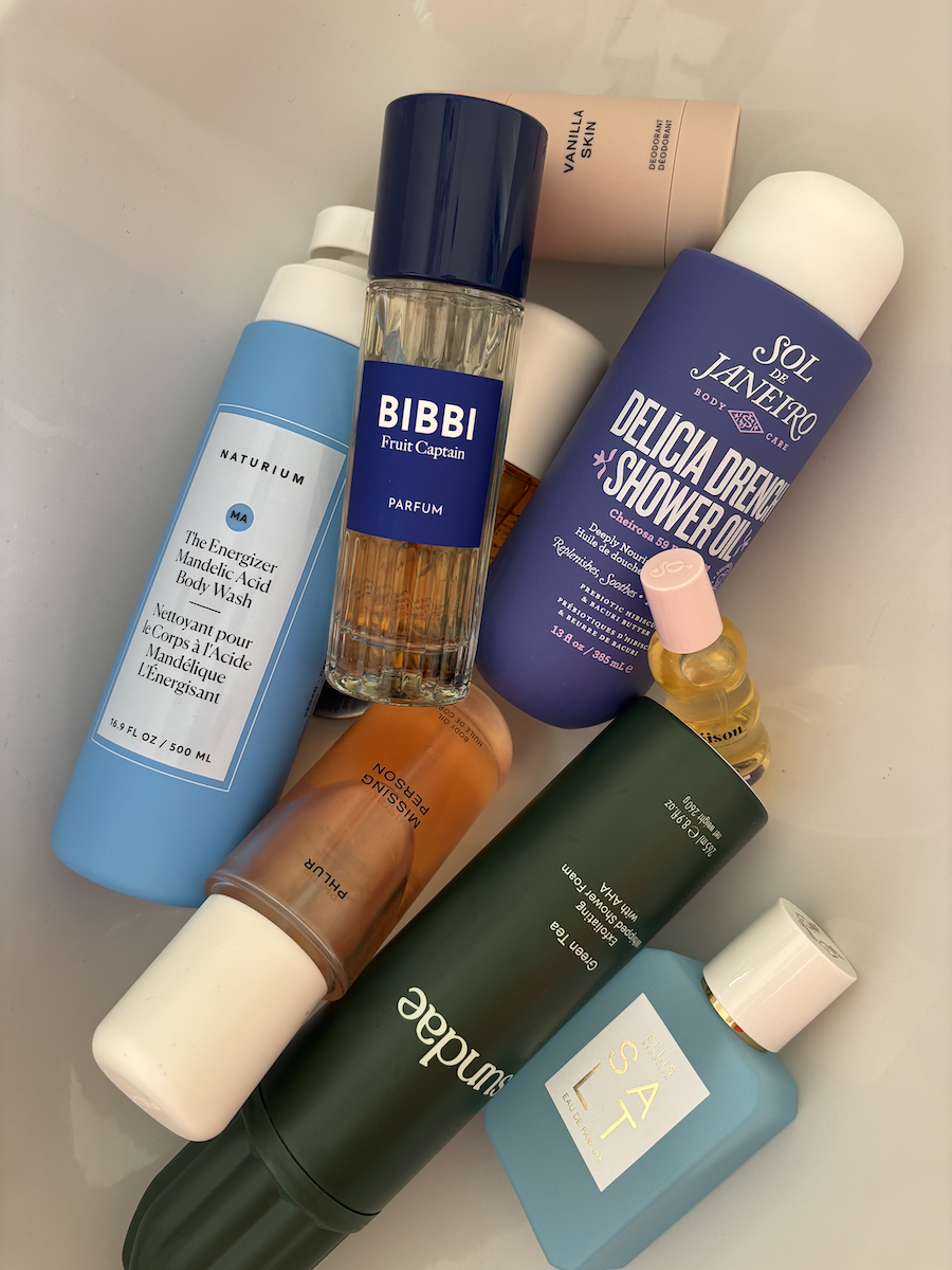 Selection of the best products to use if you want to smell good in a heatwave