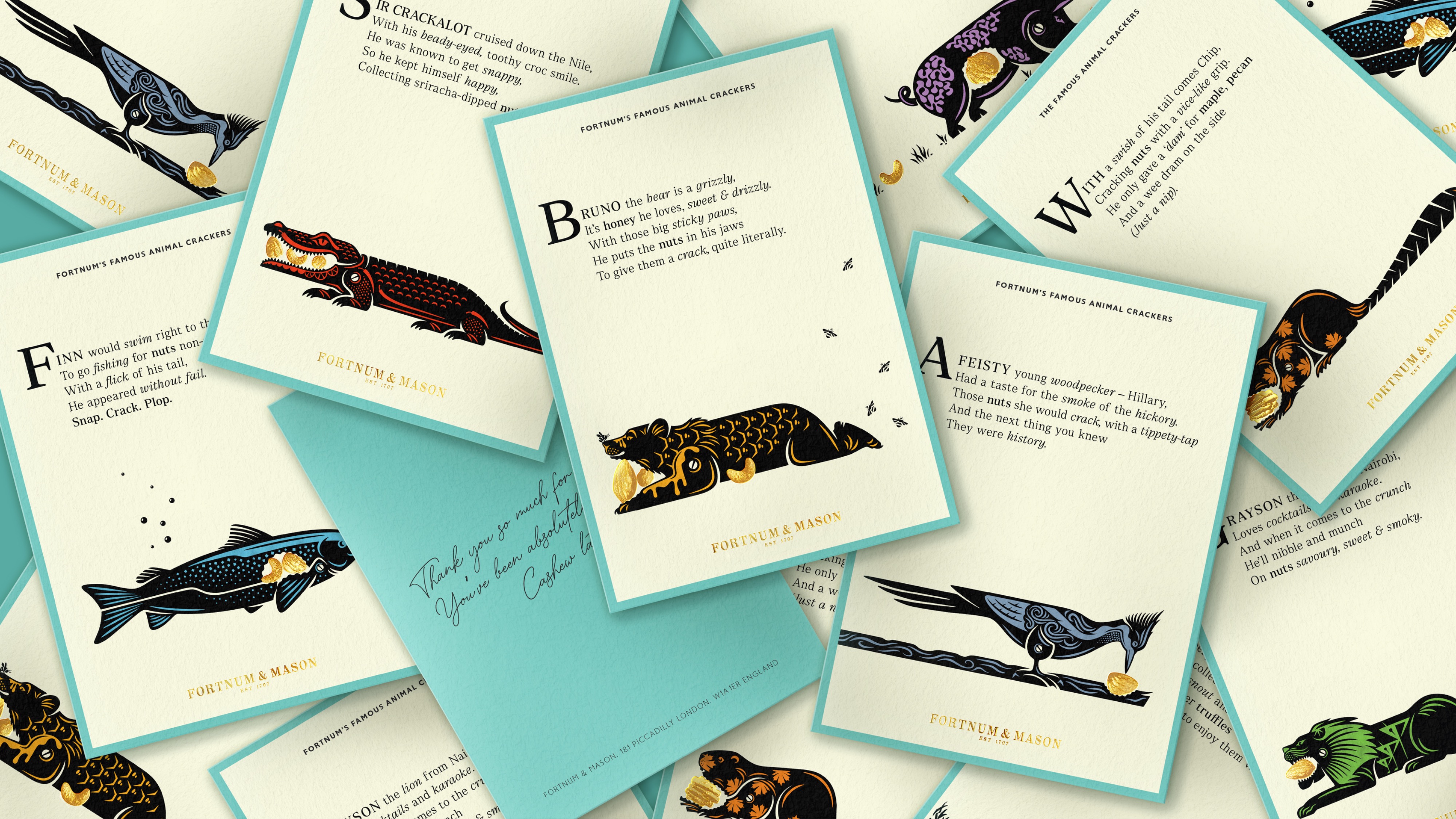 Fortnum and Mason's nuts branding