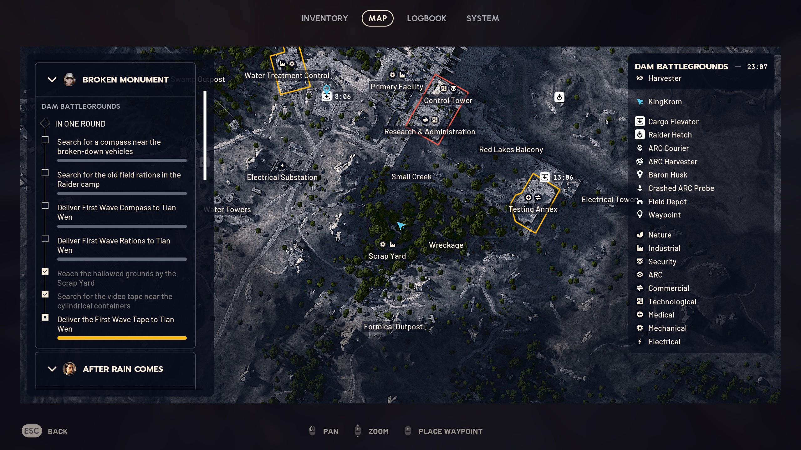 Arc Raiders Broken Monument - Ration location