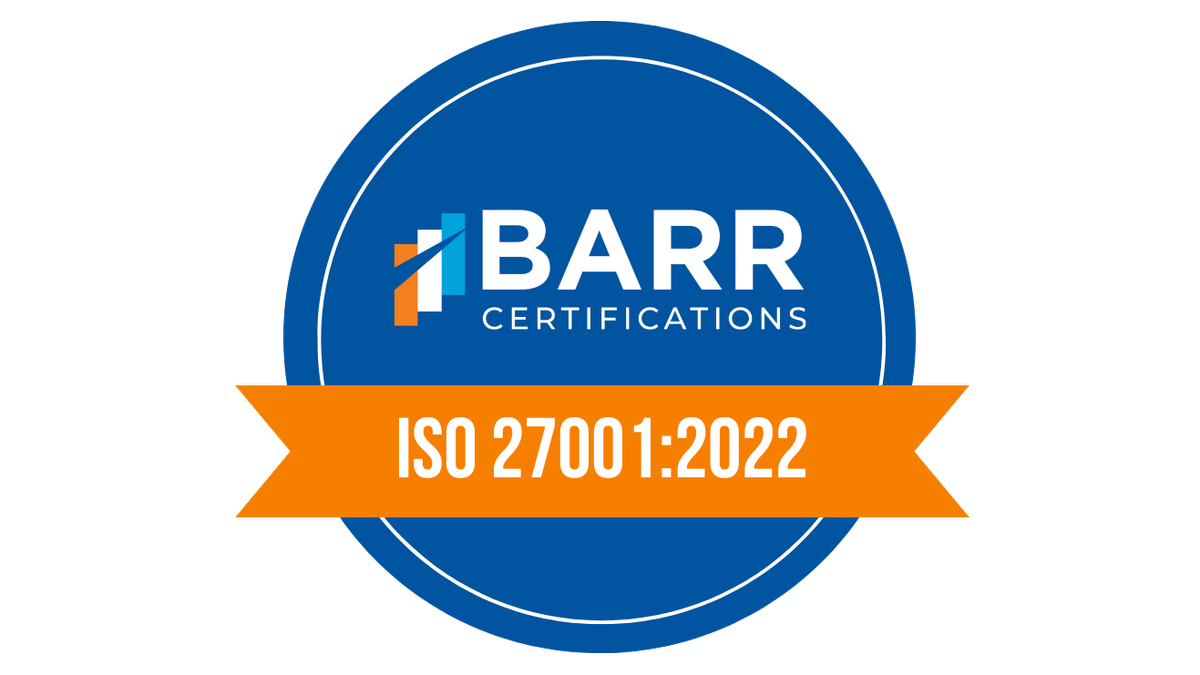 The Barr Certifications logo. 