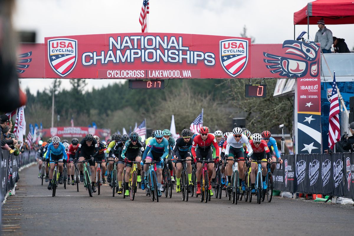The elite men's field