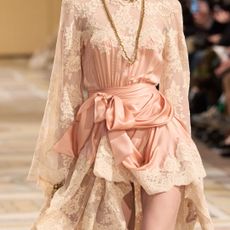Autumn dress trends 2025 - lace detailing on the AW25 runways