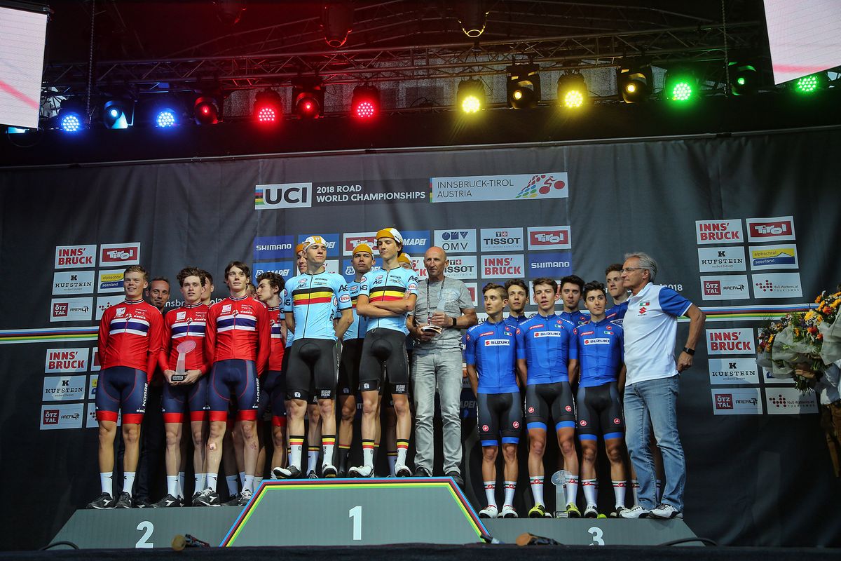 The top junior men's teams
