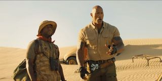 Kevin hart and the rock in Jumanji: The Next Level