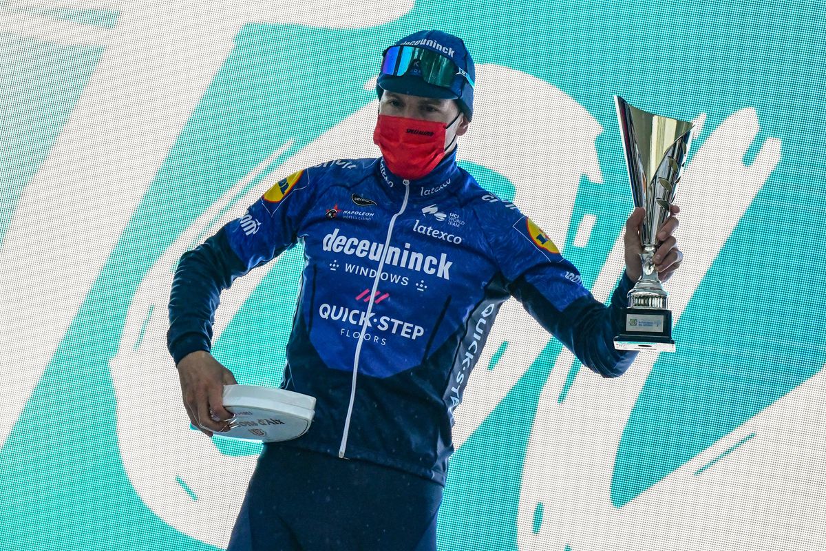 Tour de la Provence 2021 - 6th Edition - 2nd stage Cassis - Manosque 174,7 km - 12/02/2021 - Davide Ballerini (ITA - Deceuninck - Quick-Step) - photo William Cannarella CV/BettiniPhoto&Acirc;&copy;2021