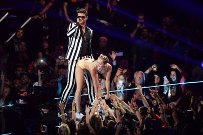 Robin Thicke and Miley Cyrus